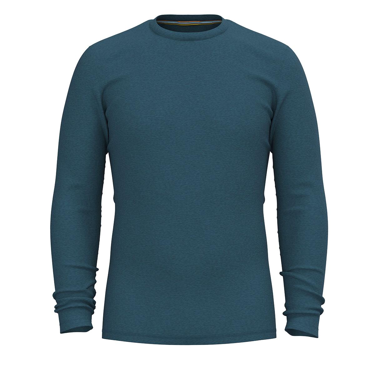 Smartwool Merino 250 Baselayer Crew Top Men's in Twilight Blue Heather